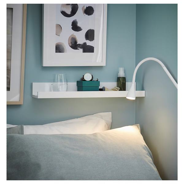 이케아 이케아 모슬란다 액자선반 화이트 55x12x8cm