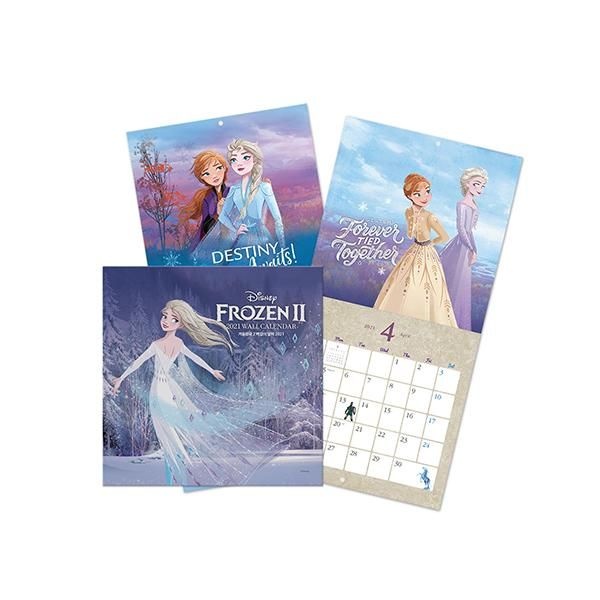 [아르누보]디즈니 겨울왕국 2 벽걸이 달력 2021