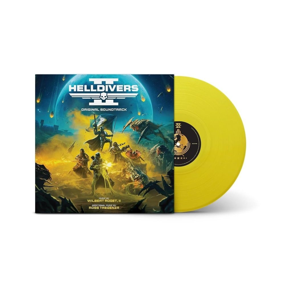 [해외] 헬다이버즈 2 Helldivers 2 오리지널 게임 사운드트랙 LP 앨범 옐로우 컬러반