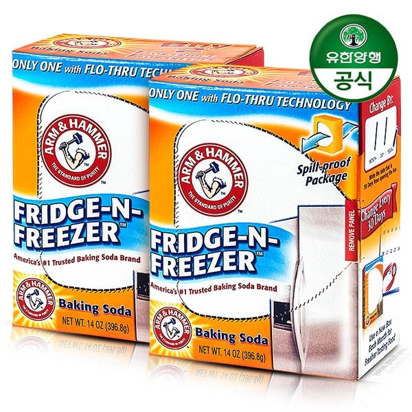 아이깨끗해 [유한양행] 암앤해머 프리지앤프리저 (냉장고탈취제) x 2개