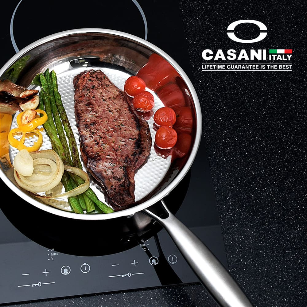 까사니 IH 쿠치나 올스텐 엠보 후라이팬 20cm 26cm 28cm 볶음팬 볶음후라이팬 미니 대형 가정용