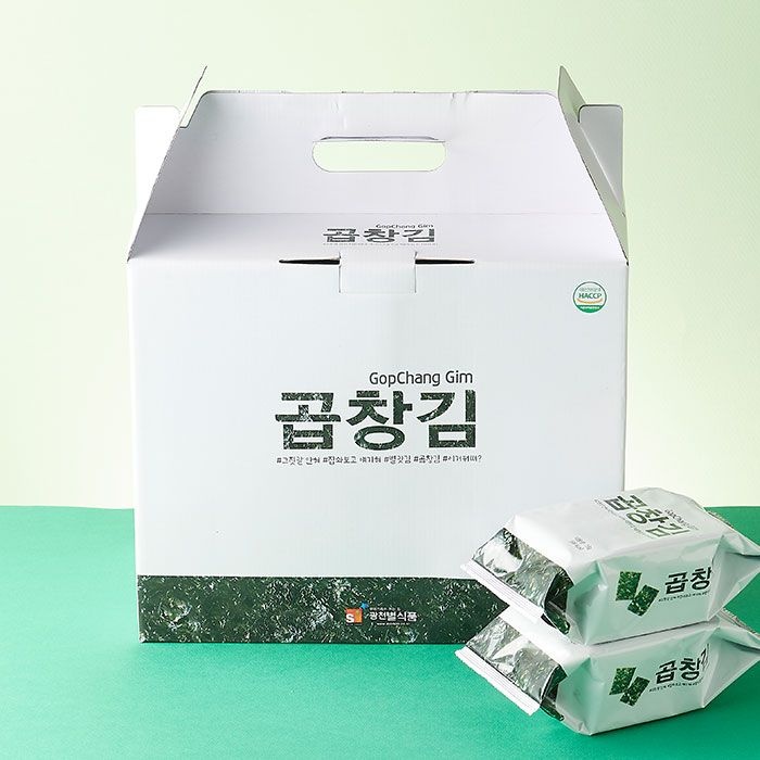 작심밀도 [작심밀도]산지직송 별맛 광천곱창김(식탁용김12봉)