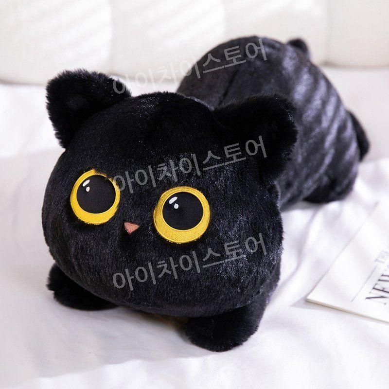 [해외] 대형 고양이인형 안고자는 부드러운 바디필로우 롱 베개 인형쿠션