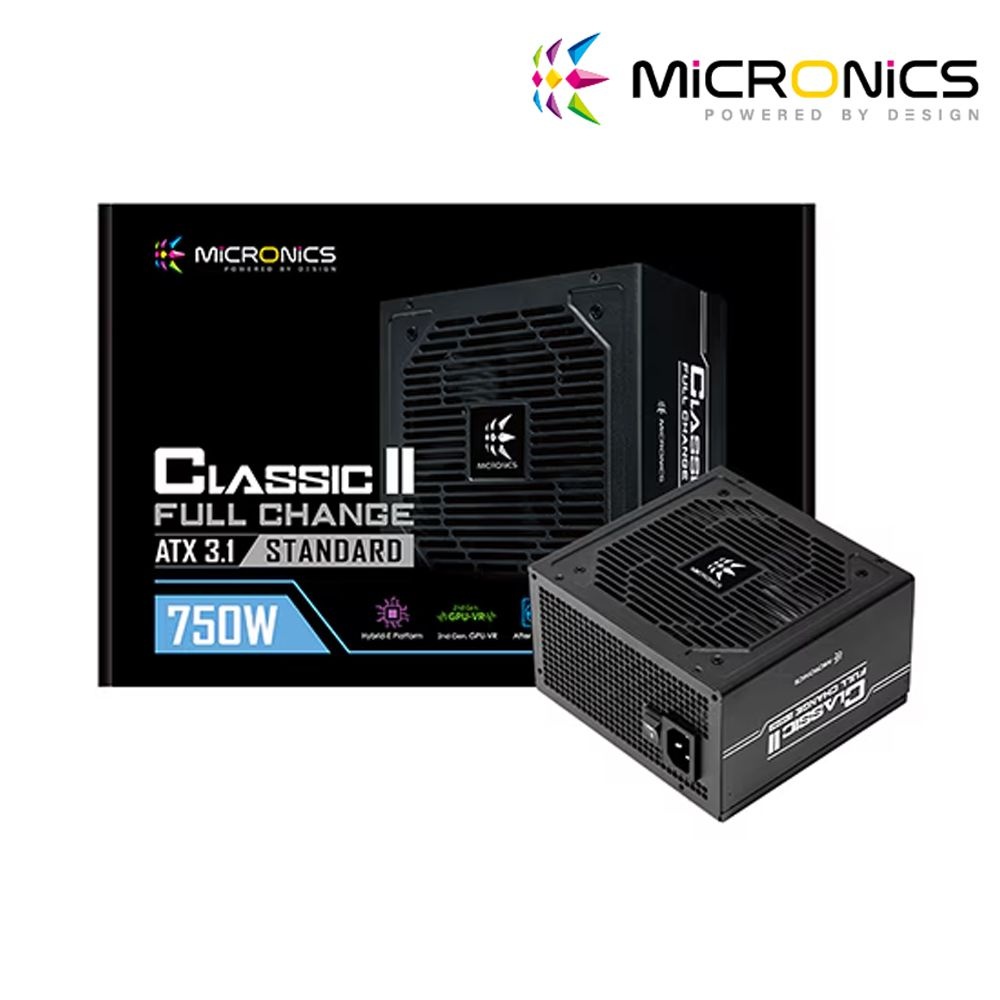 [오늘출발] 마이크로닉스 Classic II 풀체인지 750W 80PLUS스탠다드 ATX3.1 컴퓨터 PC 파워서플라이