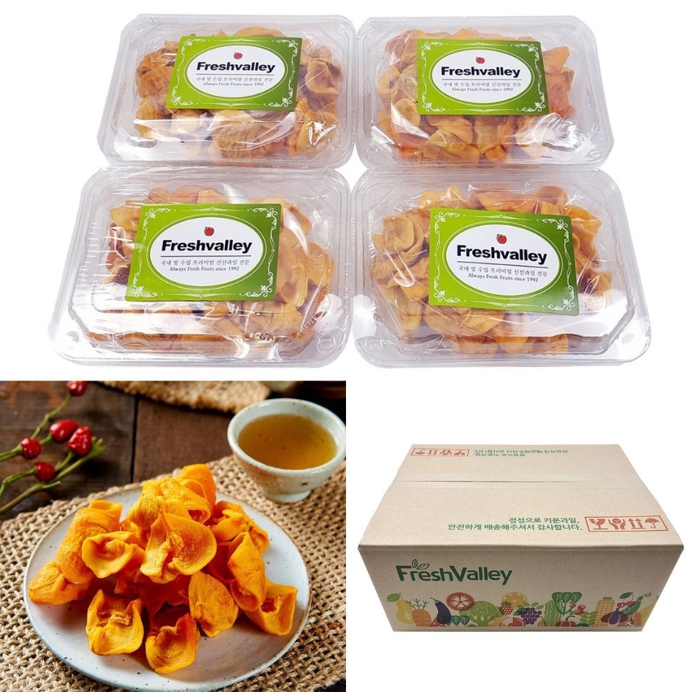 감말랭이 400g x 4팩 햇수확 감 과일 영양 건강간식 군것질 단감 말랭이