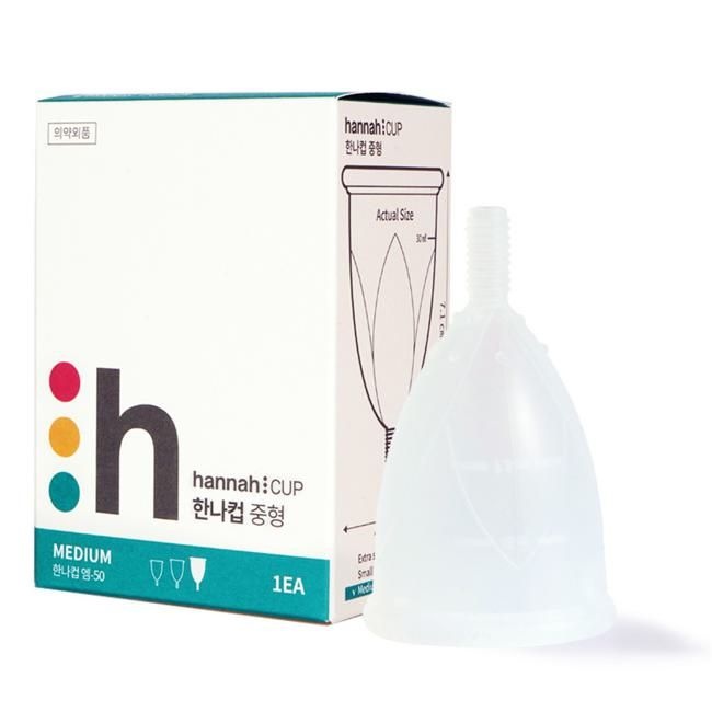 한나컵 생리컵 중형 1개입 1개