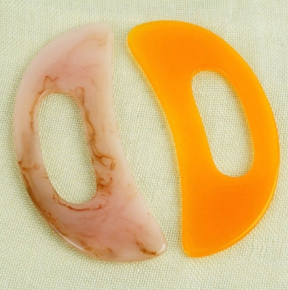 [salesNo1]손잡이 구멍 수지 얼굴 괄사 마사지 스틱 안면 지압 바디 페이스 안마 한손사이즈