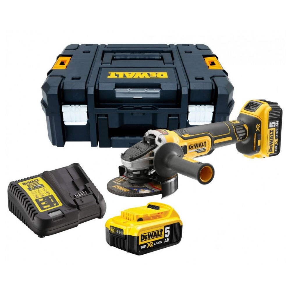 [온누리상품] 디월트 [온누리10%에누리] 디월트 DCG405P2 충전그라인더 20V 5.0Ah 2팩세트 (125mm)