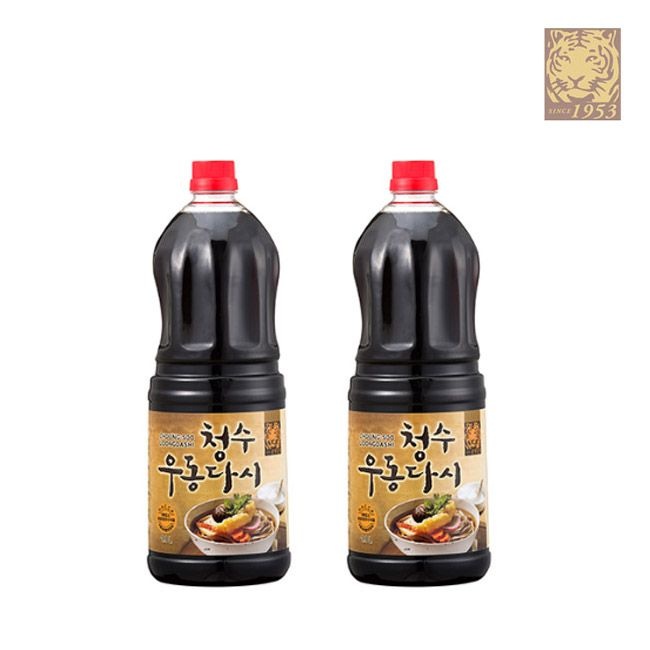 청수식품 청수 우동다시 1.8L 2개/ 식자재 우동다시 참치액 국물/무료배송