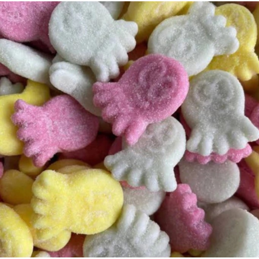 Bubs Godis 스웨디쉬 캔디 사워 옥토퍼스 문어모양 신맛 젤리 구미 400g