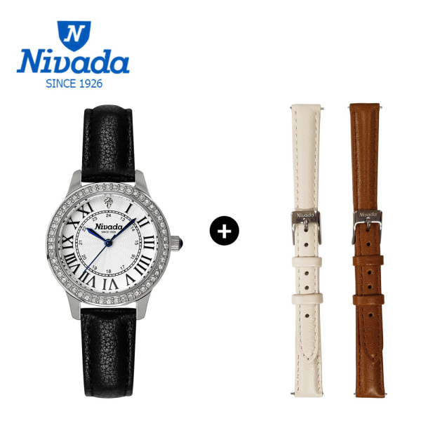 [니바다][NIVADA] 니바다 1 2 체인저블 여성용 가죽시계 3014 (3가지연출)