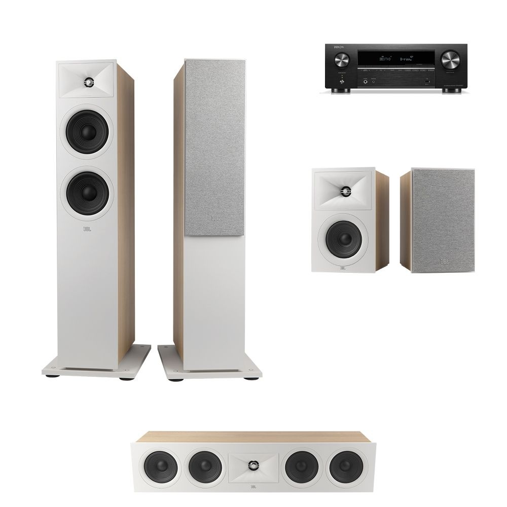 DENON 데논 AVR-X580BT + JBL 260F 5채널(250B) 홈시어터 스피커
