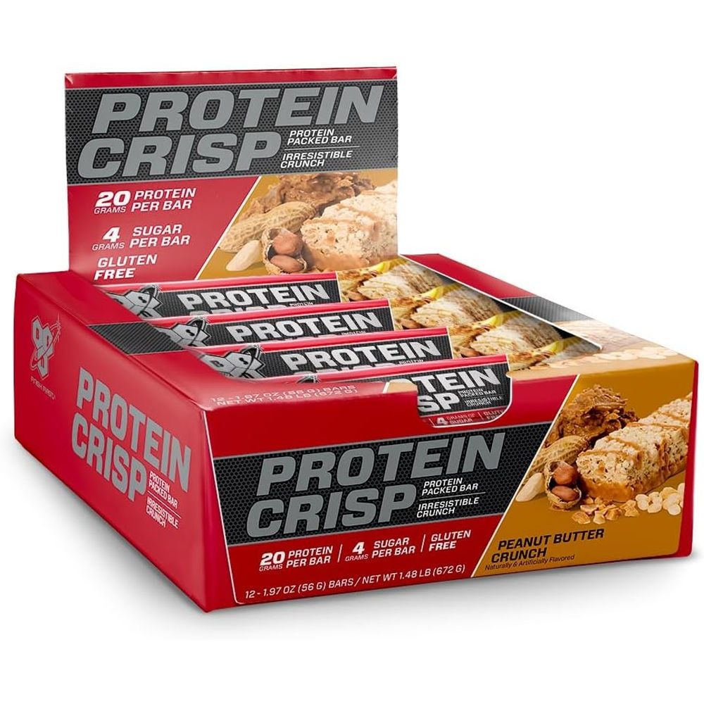 [해외] BSN 신타-6 단백질 크리스프 바 초콜릿 크런치 12개