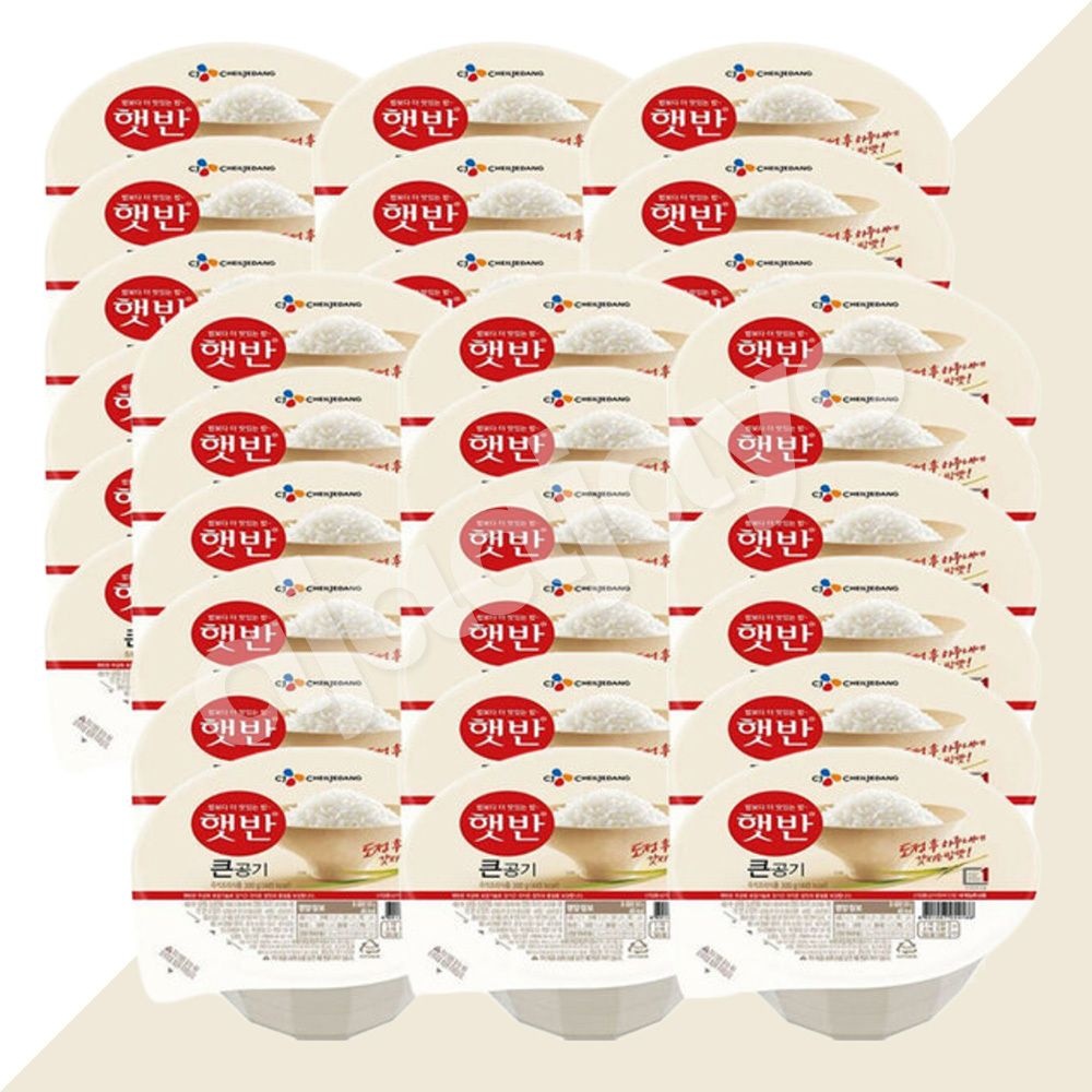 햇반 큰공기 백미 300g 36개 즉석밥