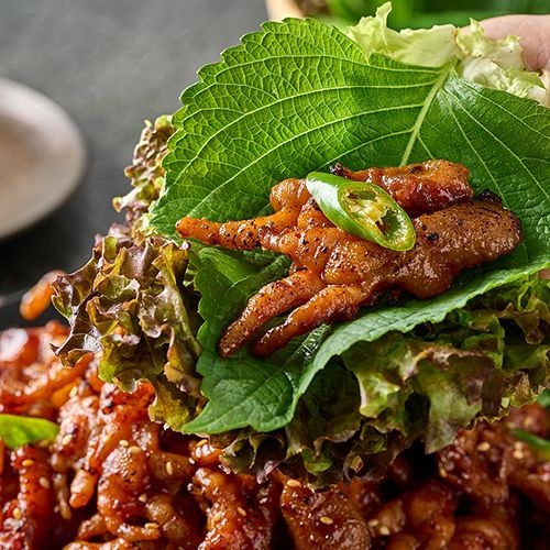 [뚱자네]맛있는 연탄 불닭발 무뼈 튤립 닭발 술안주 2봉