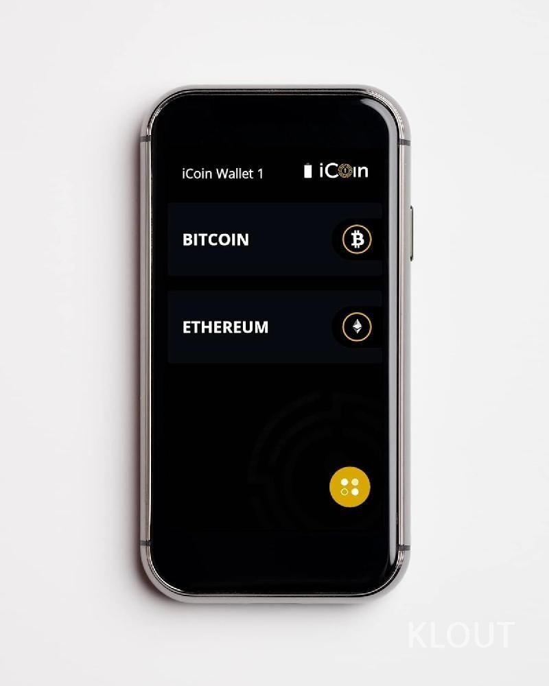 iCoin 암호화폐지갑 프린터 3인치 컬러 LCD 터치스크린