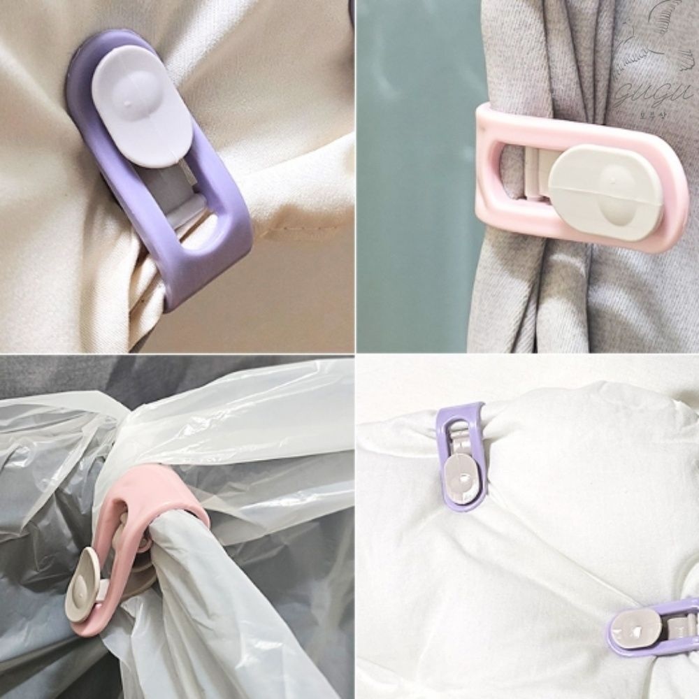 구구보부상 가성비 이불 고정클립 커튼 양말 고정집게 침대시트고정밴드 패드밀림방지 침구고정