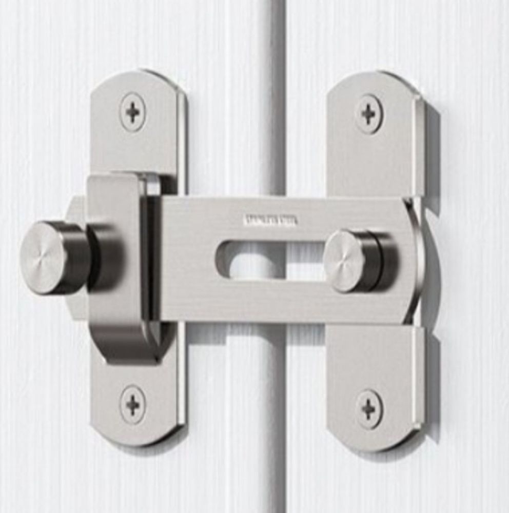 작은 철제 걸쇠형 잠금장치 방문 현관문 고리 걸고리 자물쇠 서랍 옷장 문고리 빗장 소형