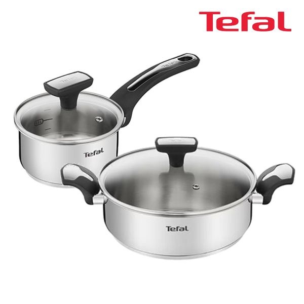 테팔 팬&냄비 IH 뉴이모션 2종세트 (편수냄비 16cm + 전골냄비 24cm)