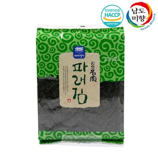 [롯데백화점] 남도미향 [바다명가]완도명가 지주식파래김 100장