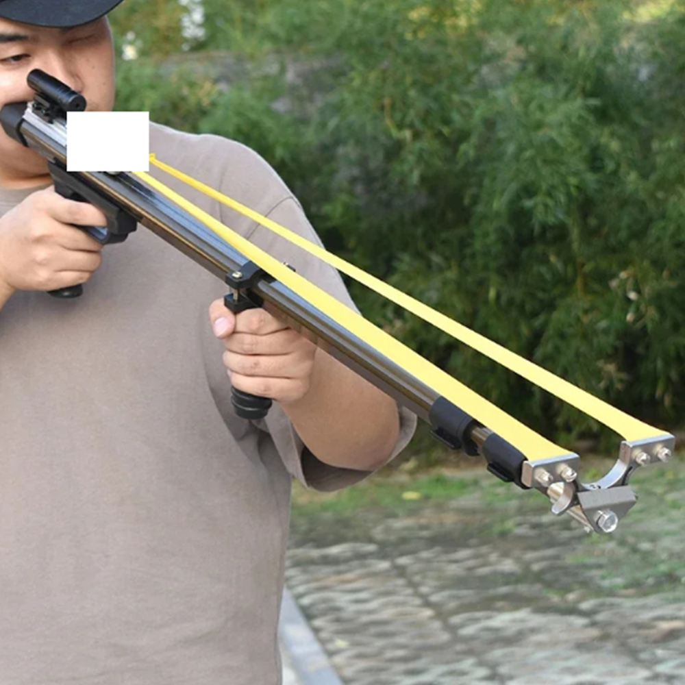 전문가용 새총 접이식  슬링샷 저격용 사냥용 고무줄 퇴치