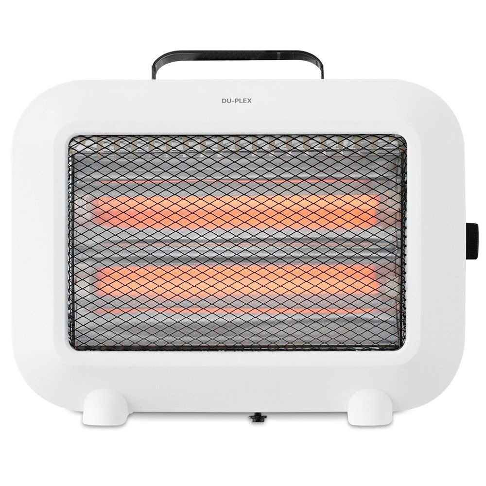 듀플렉스 듀플렉스 미니 전기난로 2단 석영관 전기히터 사무실 발난로 책상 히터 소형 난로 히터 600W