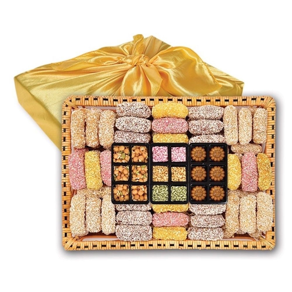 [사임당푸드][오늘출발] 고창 한아름 바구니 한과세트 명절 유과 약과 강정 선물세트