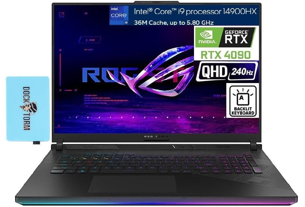 행복한올리비아 [해외] ASUS ROG Strix Scar 18 게임용 노트북 240Hz WQXGA 디스플레이(Intel i9-14900HX  GeForce RTX 4090