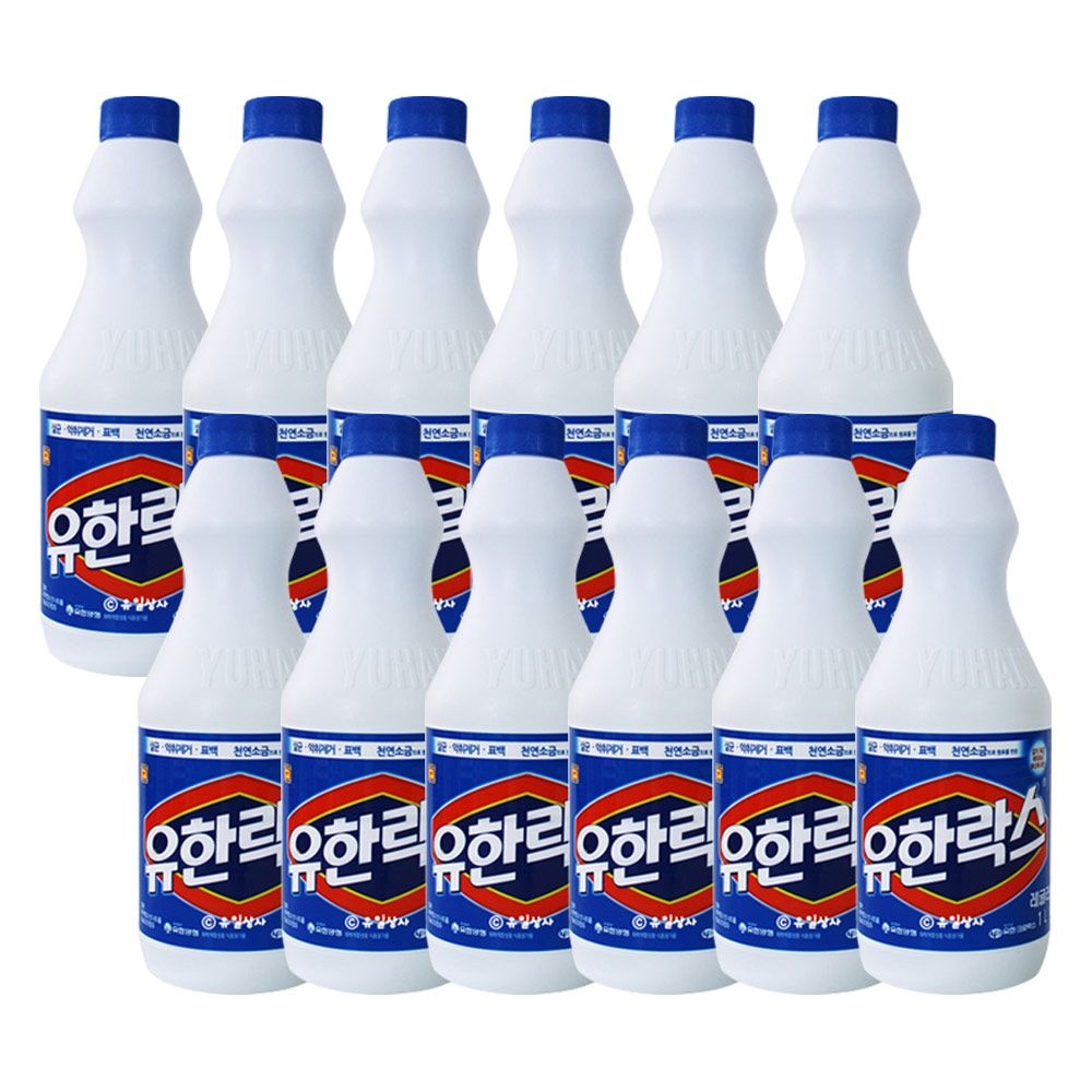 유한양행 유한락스 레귤러 2L x 6개 / 1L x 12개 (1박스)