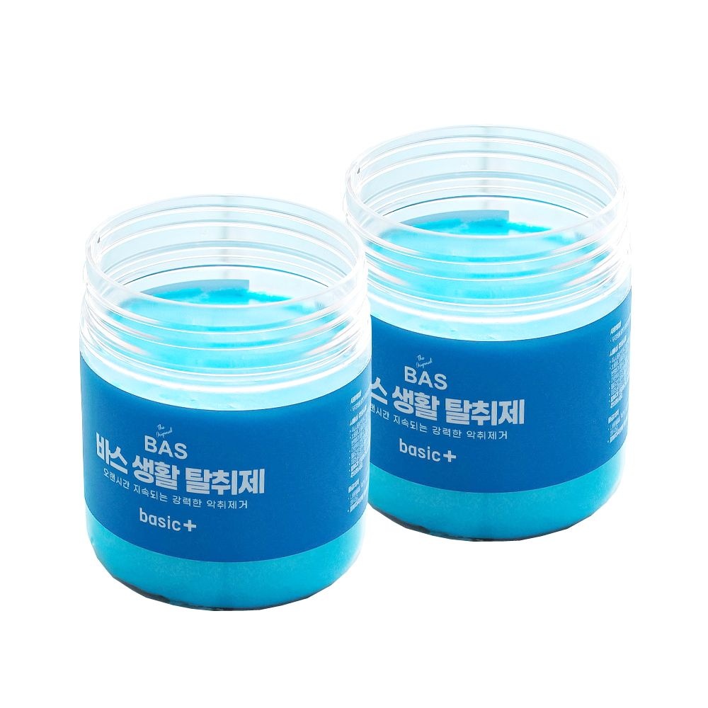 BAS 바스 탈취제 베이직플러스 350g 2개구성 실내 새집 집안 화장실 욕실 담배 홀아비 생활 악취 냄새제거