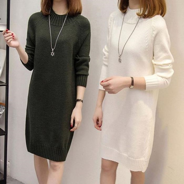 오노마 [패션플러스][오노마][오노마] ONM 여성 원단 윈터 니트 원피스 따뜻 부드러운 봄가을겨 (28465857)