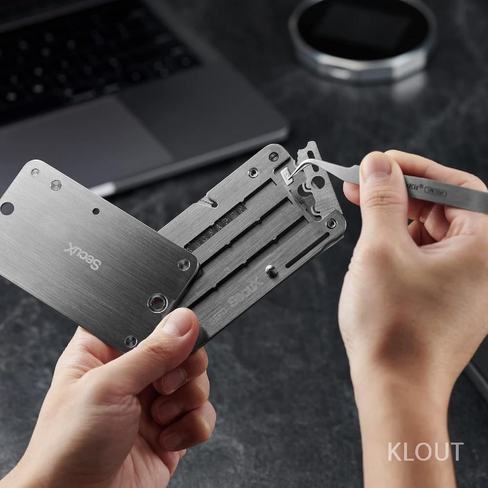 SecuX XSEED PRO Eco 비트코인지갑 암호화폐 시드저장스틸 Ledger Trezor 호환