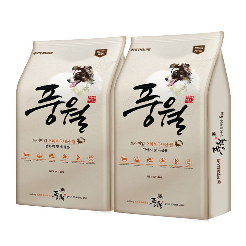 캣츠러브풍월 10kg(5kgX2개) 강아지 대용량 사료