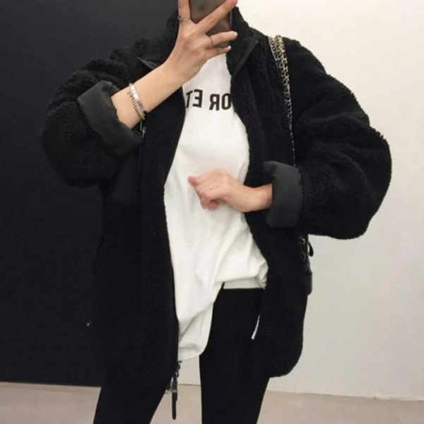 오노마 [패션플러스][오노마][오노마] ONM 여성 20 윈터 아우터 대 따뜻 양면 후리스 루즈핏 스 (28463539)