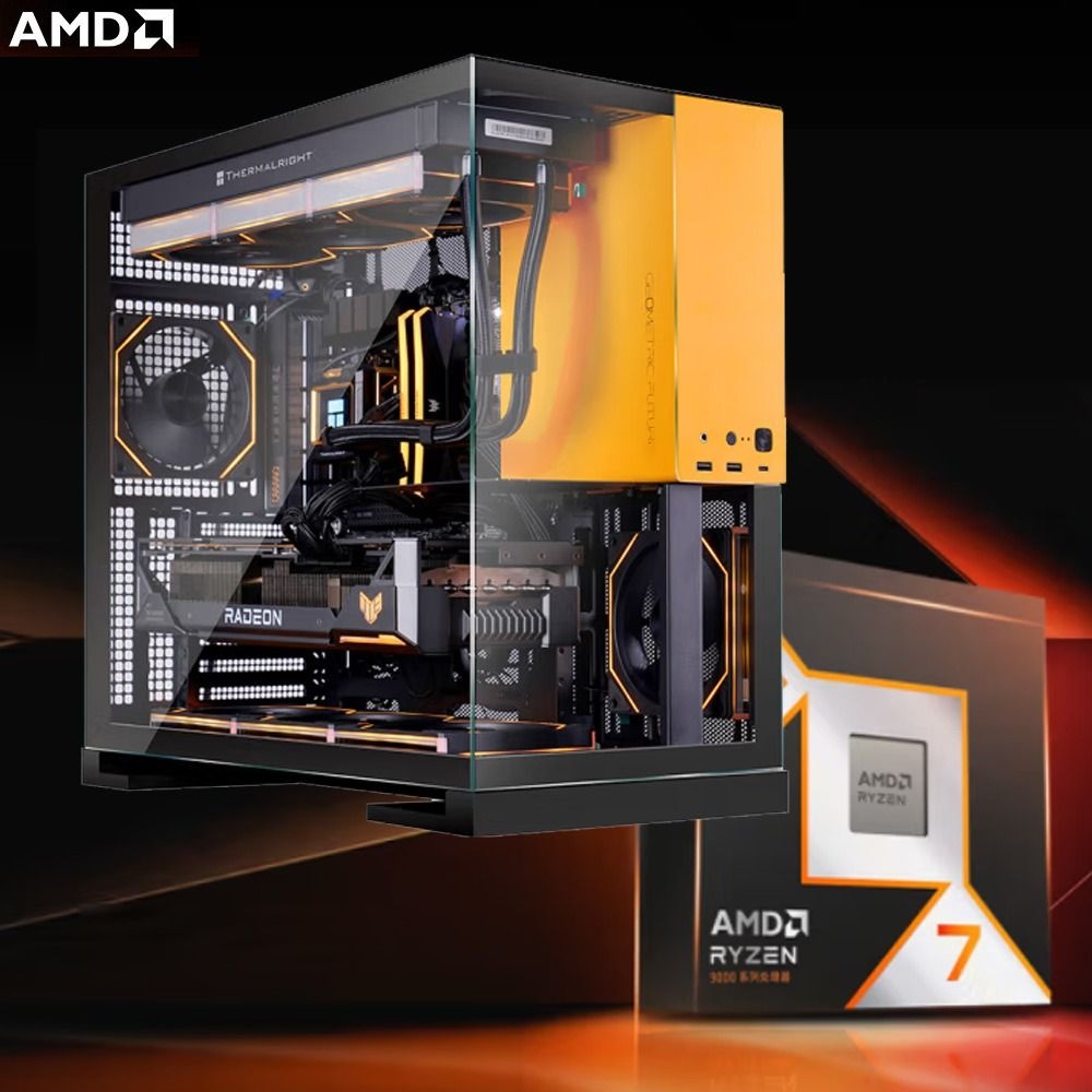 [해외] 에이엠디 AMD 라이젠7 9800X3D 컴퓨터 PC조립기 본체  그래픽카드 라이브 데스크톱 컴퓨터 본체 DIY