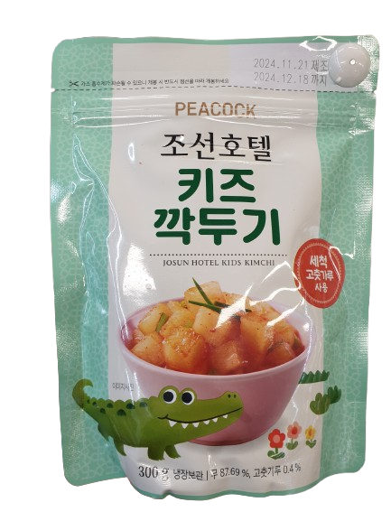 [오늘출발] 피코크 조선호텔 키즈 깍두기 300g X 3개(냉장)