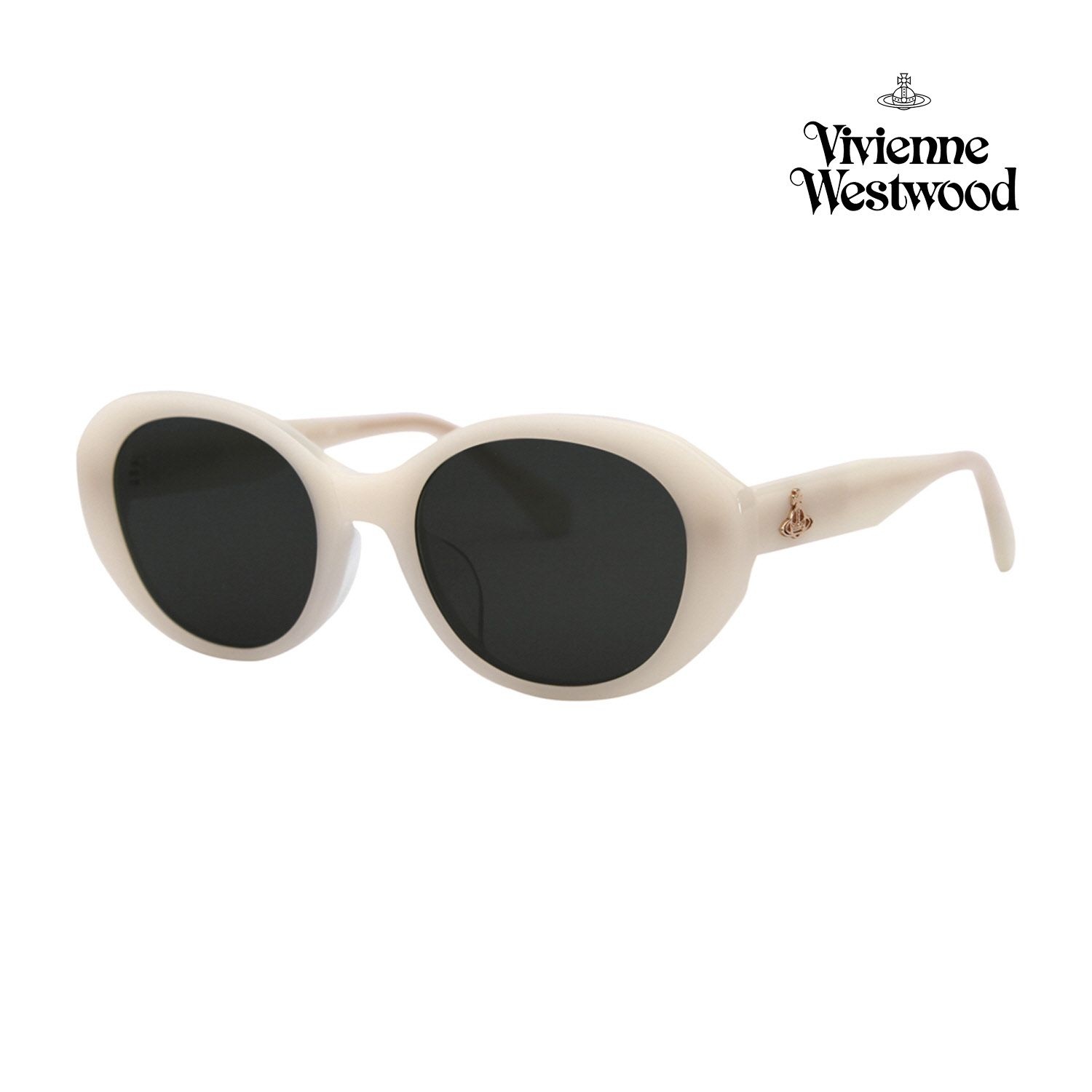 비비안웨스트우드 VW5078 101 공식수입 긱시크 뿔테 라운드 오버사이즈 25년 신상품 명품 선글라스