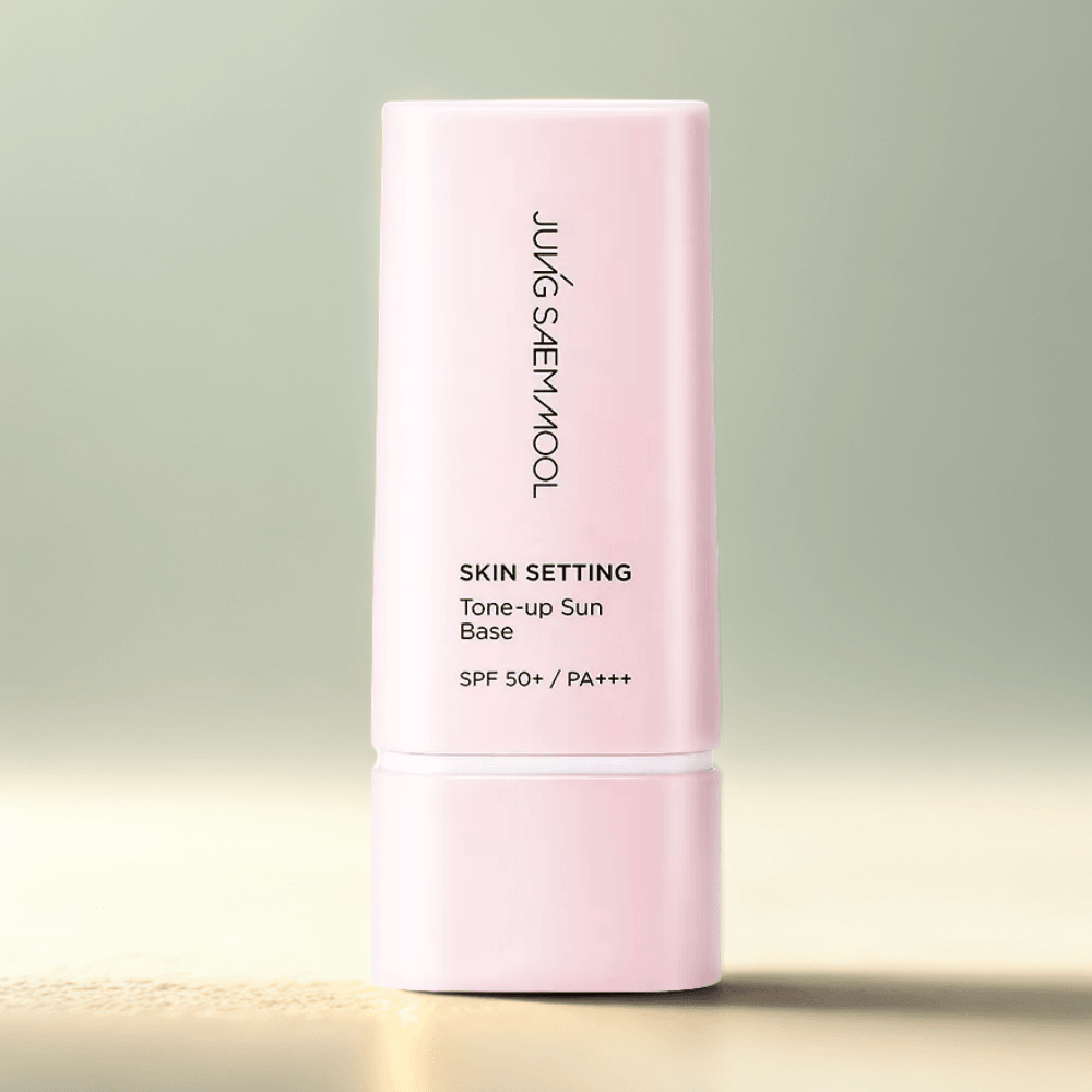 정샘물 스킨 세팅 톤업 선 베이스 40ml 파데프리 생기톤업