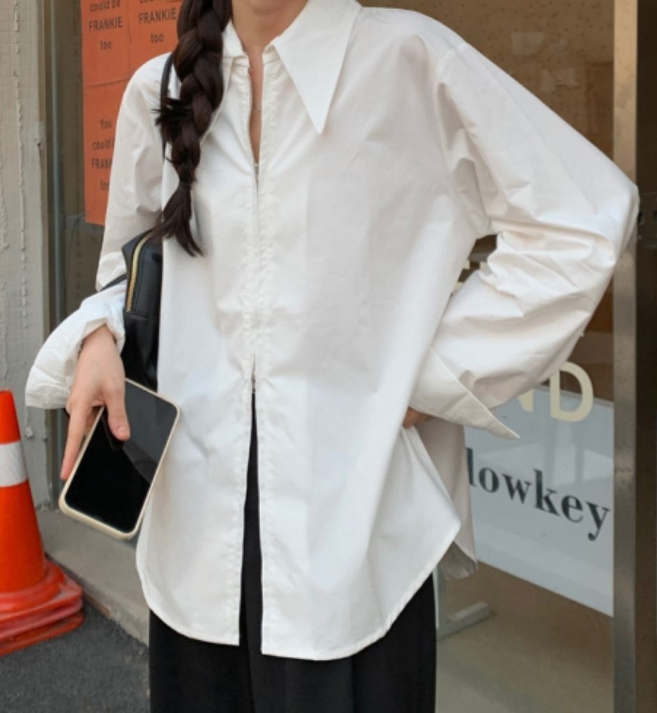 대한민국 [대폭스판]면원단 40수 셔츠 블라우스 원피스 의류 화이트 천원단