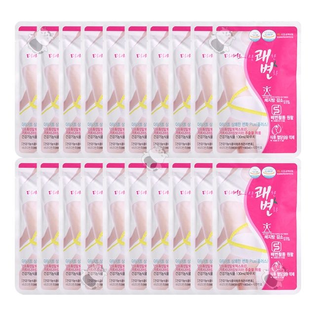 다이어트 상쾌한변화 플러스 파우치 130ml 20포 쾌변 배변활동