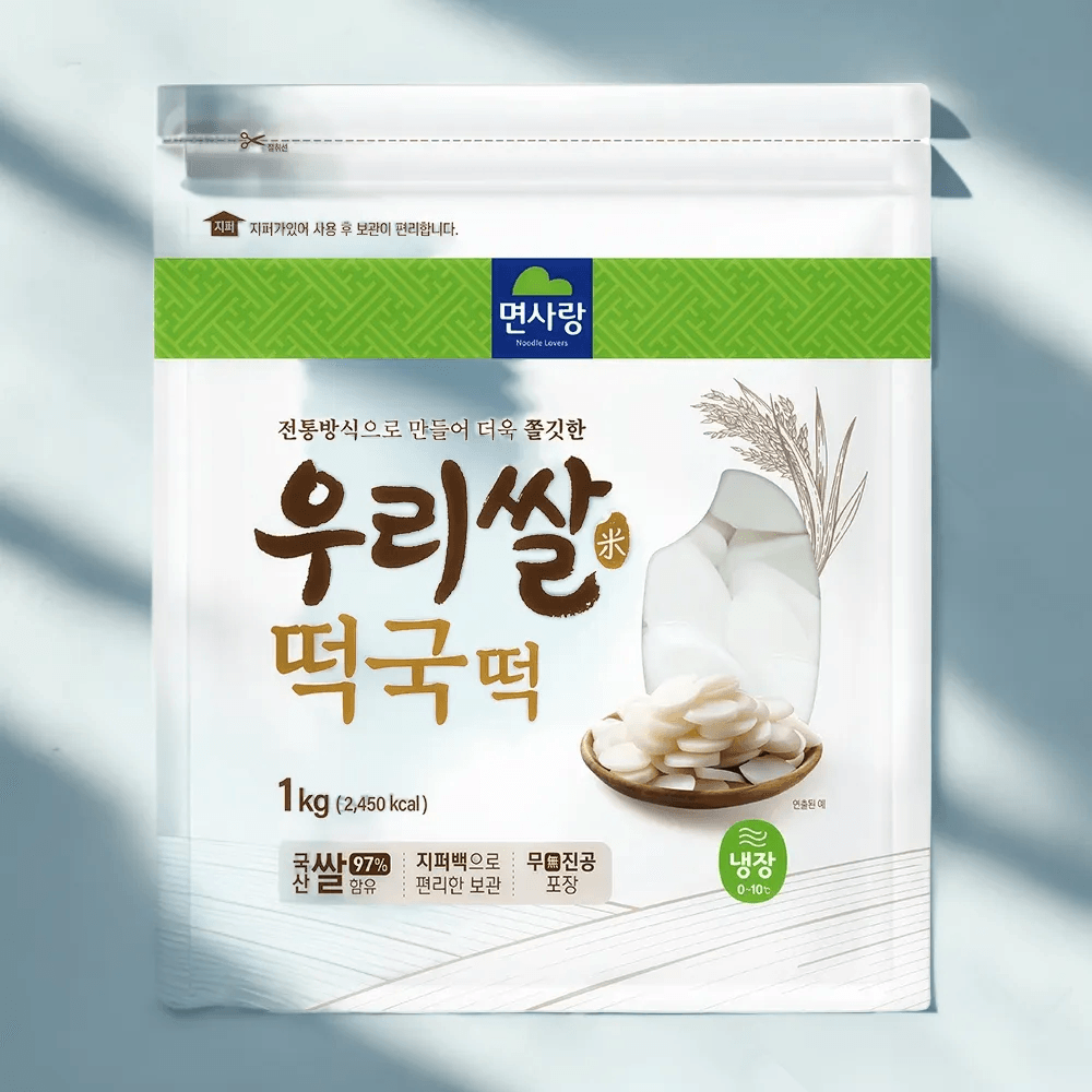 면사랑 우리쌀떡국떡 1kg (냉장)