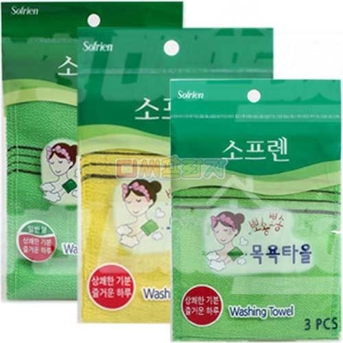 소프렌 목욕타올 덕용 때타올 때밀이 세신 바디 목욕 수건 샤워타올