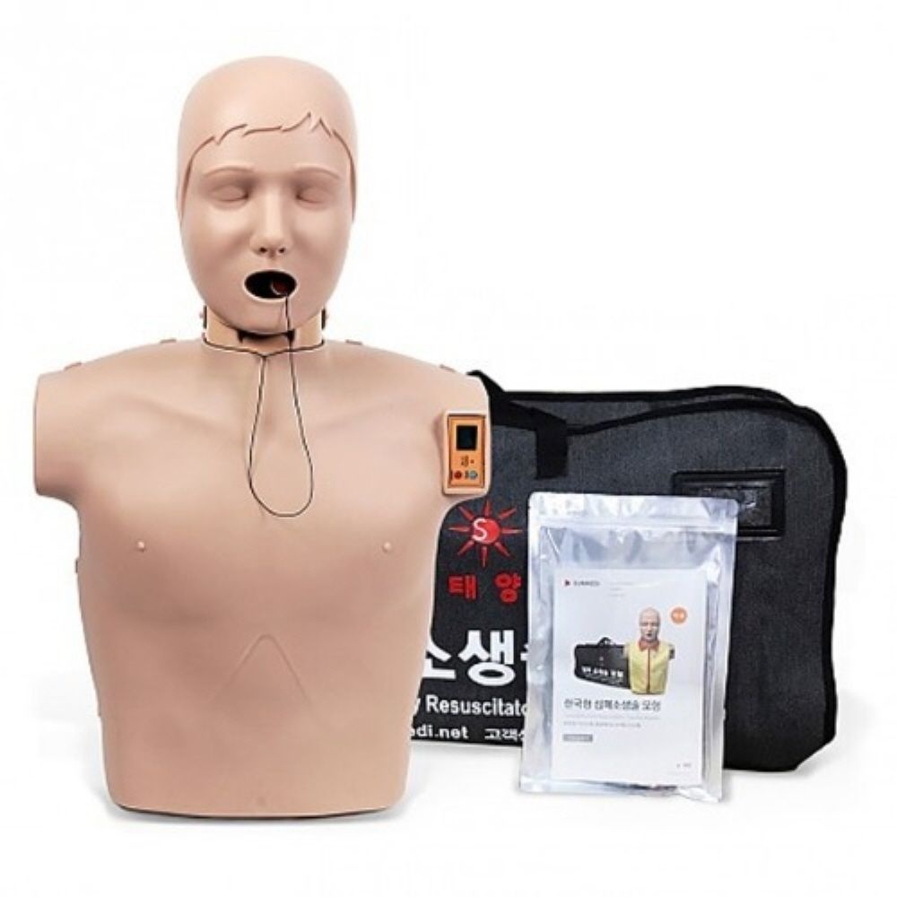 교육용 심폐소생술 마네킹 인형 애니 CPR 인공호흡 실습 마네킹 써니 (복합형)