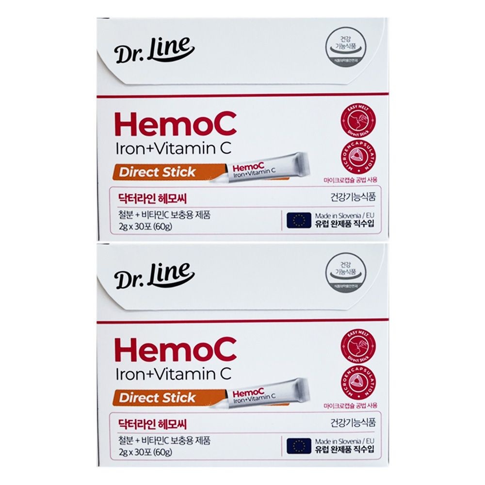 ErgoPharma Ltd./슬로베니아 닥터라인 헤모씨 다이렉트 2g x 30포 2개 / 써클