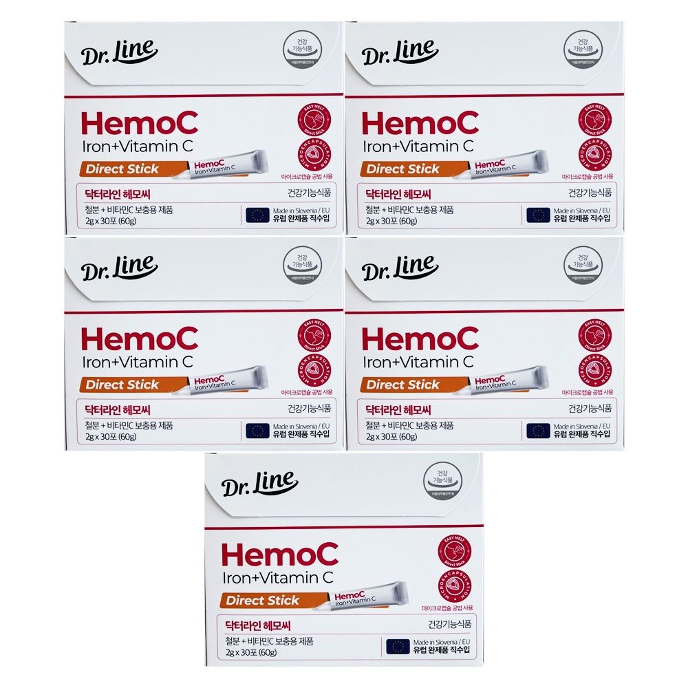 ErgoPharma Ltd./슬로베니아 닥터라인 헤모씨 다이렉트 2g x 30포 5개 / 써클