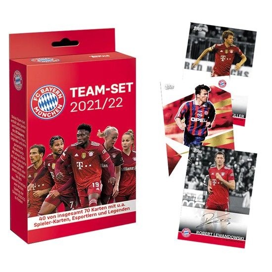 바이에른뮌헨 21-22 TOPPS 팀세트 미개봉 1박스 8팩 손흥민 파니니축구카드 친필싸인