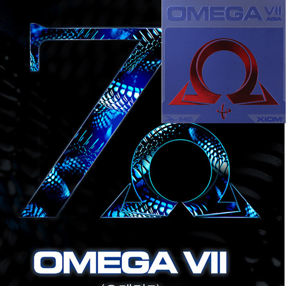 엑시옴 XIOM 오메가7 아시아 OMEGA 7 ASIA 탁구러버
