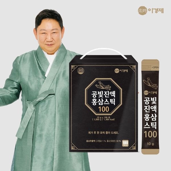 이경제 공빛진액홍삼스틱100[10 g x 100 포(1,000 g)]...