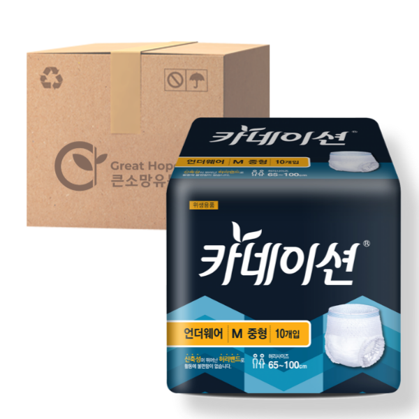 [오늘출발] 카네이션 언더웨어 중형M 10개 8팩 팬티기저귀
