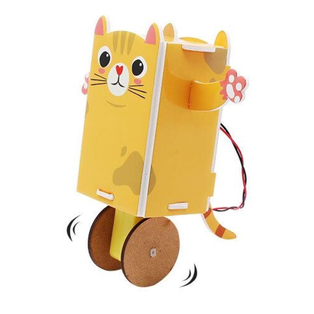 초등 과학 실험 교구 전기 고양이 이륜차 5P 신기한 과학완구